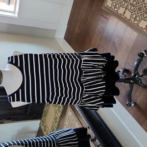 Old Navy Blue and White Size Large Dress